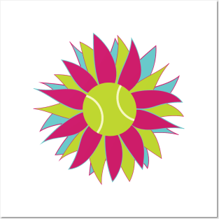 Padel Flower Posters and Art